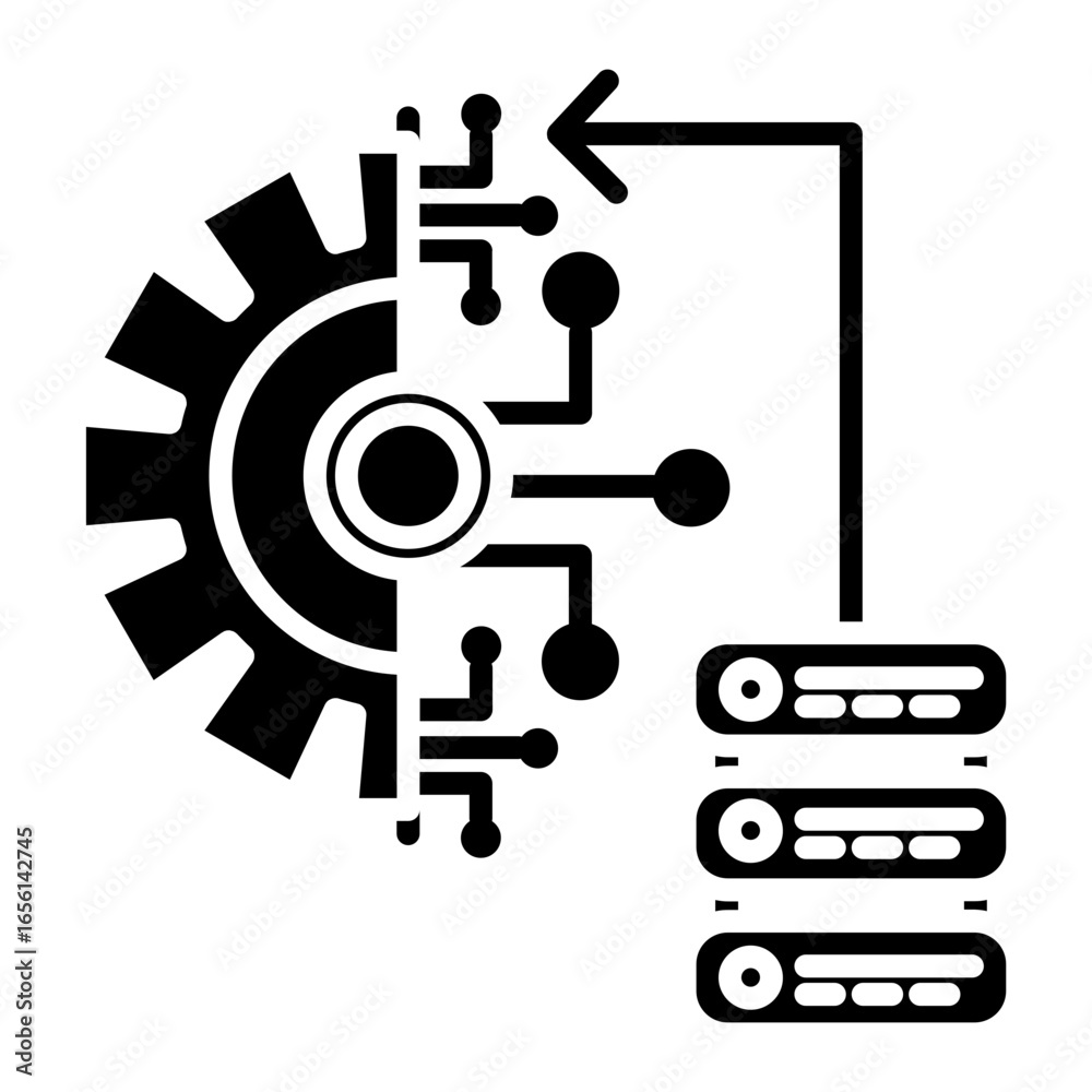 Data Transformation Icon Data Transformation Icon