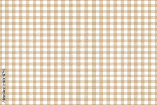 Tan and white color plaid pattern background. plaid pattern background. Seamless pattern 