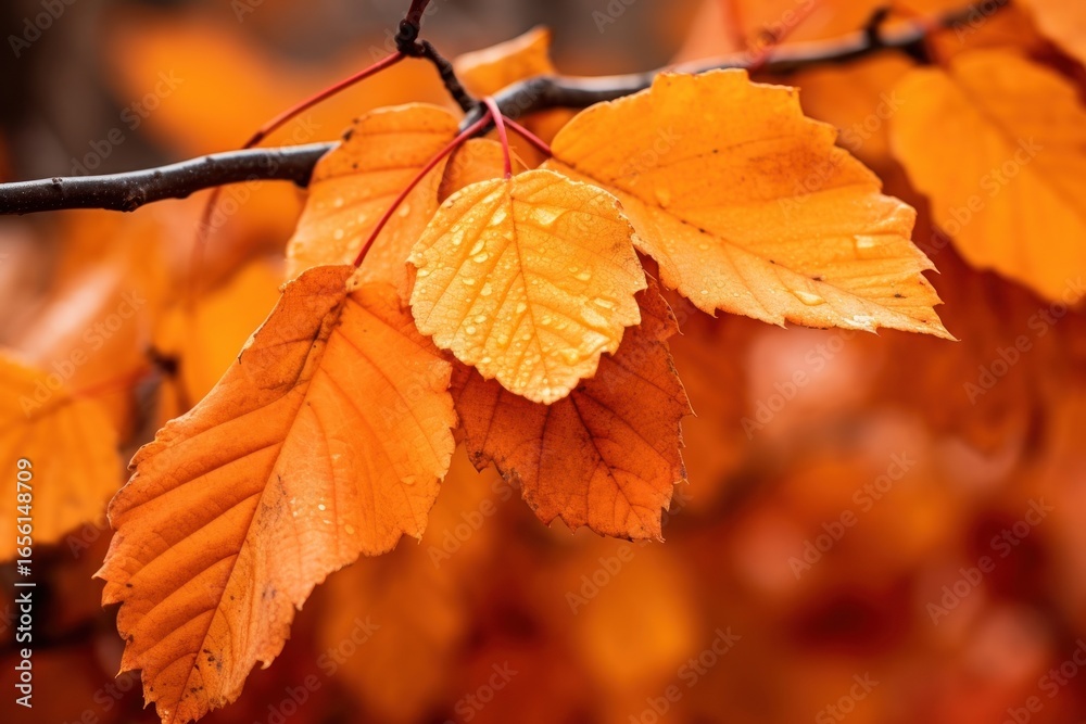 Obraz premium Fall foliage autumn plant leaf.