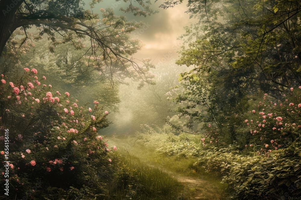 Obraz premium Birmingham landscape vegetation sunlight outdoors.