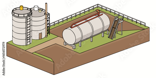 Industrial Storage Tanks and Silos for Bulk Materials Storage