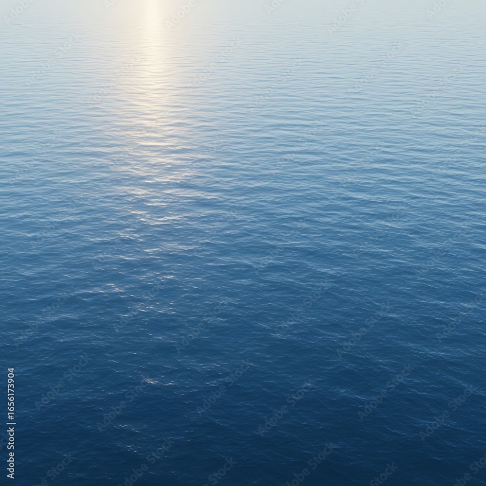 Obraz premium 水平線の光と影