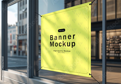 Hanging Banner Mockup