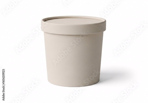 Ice Cream Tub Mockup