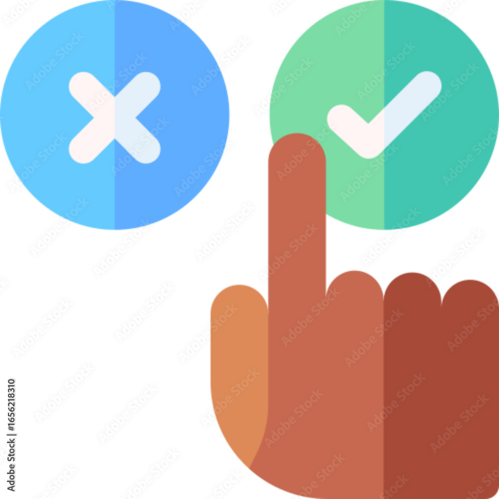 Obraz premium Accept Checkmark