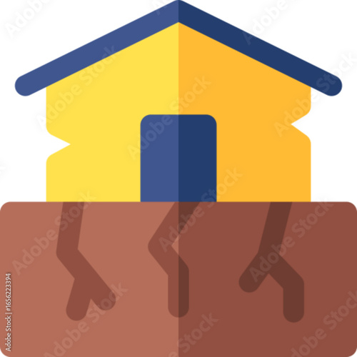 Earthquake Disaster Icon