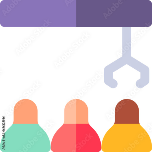 Hired Stamp Icon