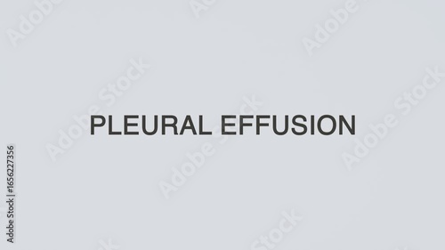 Pleural effusion stethoscope concept illustration illustrative word text medicine diagnosed with hand holding stethoscope on white background for lung fluid and medical awareness