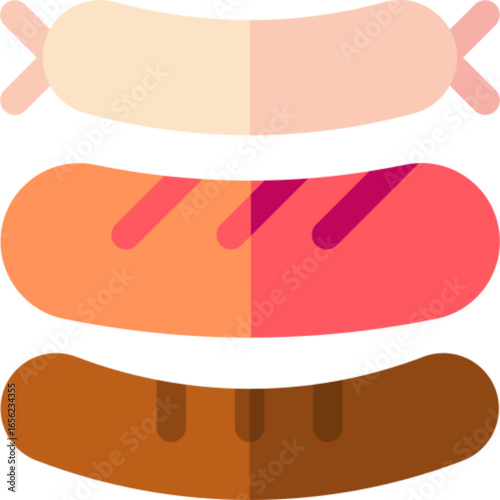 Grilled Sausage Icon