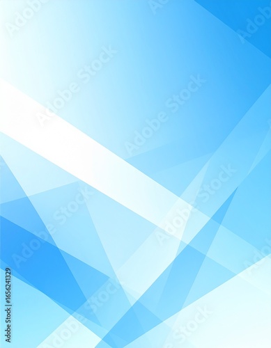 クールブルーの幾何学抽象背景