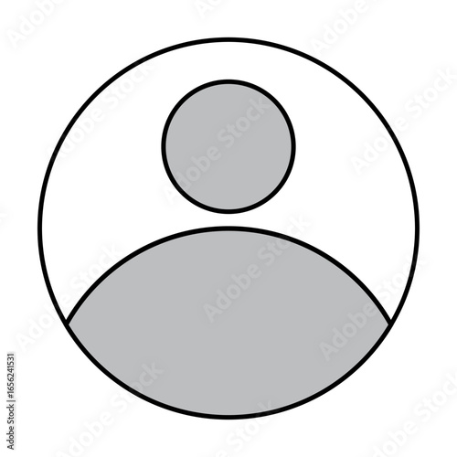 Default Avatar profile icon transparent png. Social media User png icon. whatsApp Dp. isolated on white background.