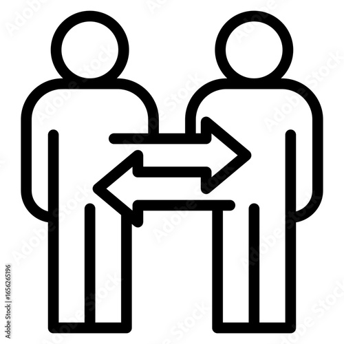 human interact icon