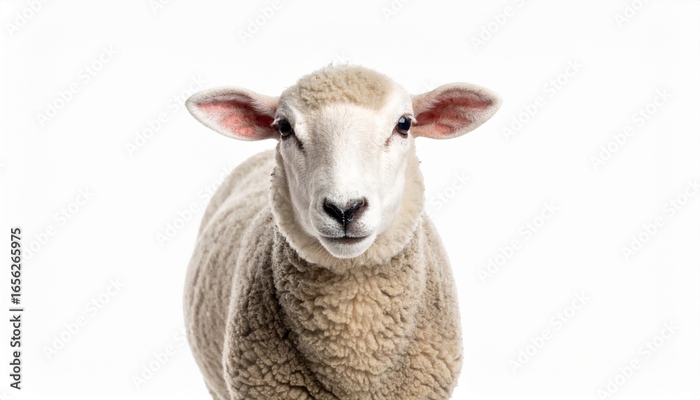 Obraz premium sheep on white background