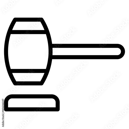 Judge gavel icon