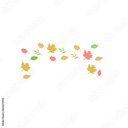 Wallpaper Mural autumn leaves border Torontodigital.ca