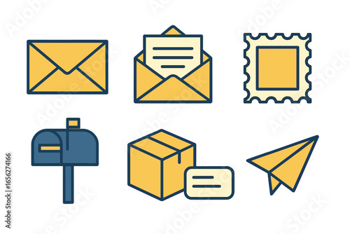 Mail and Delivery Icons