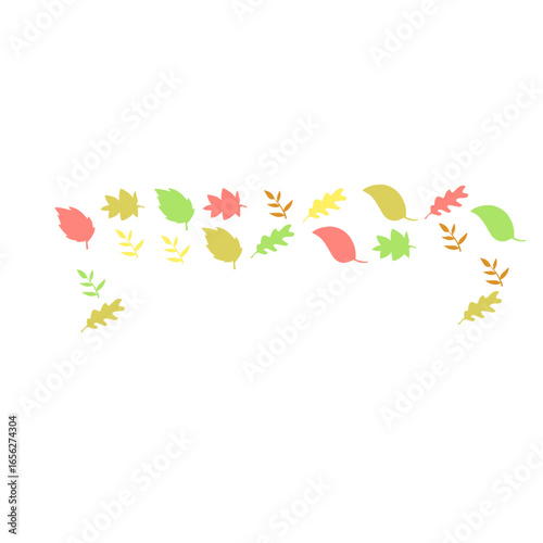 Wallpaper Mural autumn leaves border Torontodigital.ca