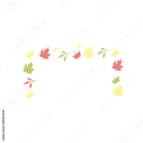 Wallpaper Mural autumn leaves border Torontodigital.ca