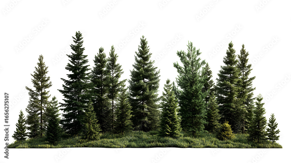 Fototapeta premium pine trees png