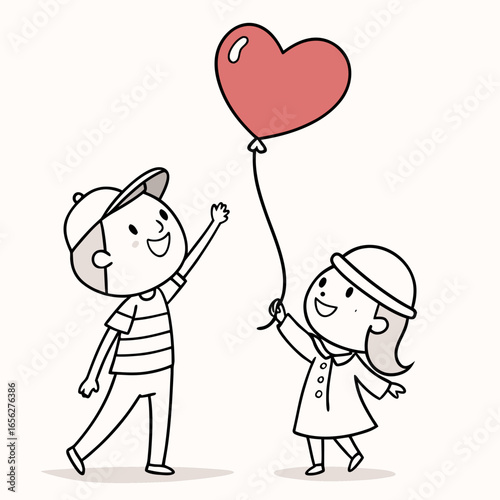 Vector Illustration for Valentine's Day or Love