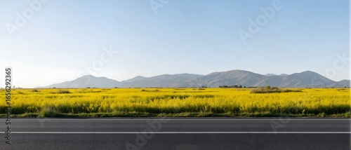 autumn landscape with mountains and clouds