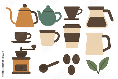 Coffee Making Equipment and Ingredients