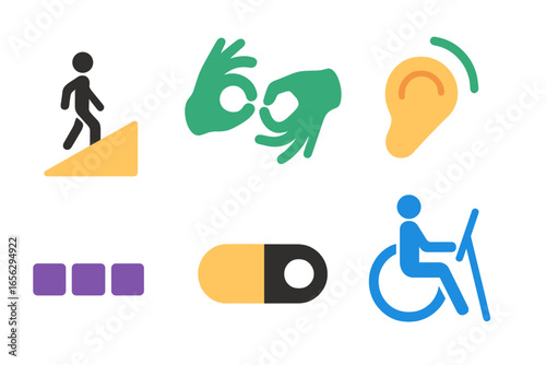 Accessibility symbols for inclusion and support