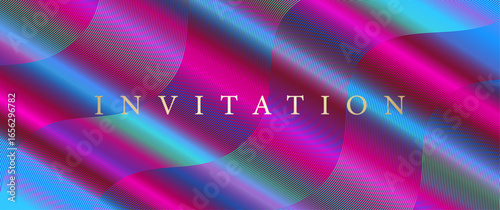 Premium background design with colorful line pattern. Luxury abstract vector illustration for invitation, flyer, cover design, luxe invite, business banner, prestigious voucher.