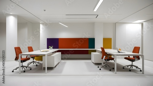 Bold Minimalism – Futuristic Minimal Workspace