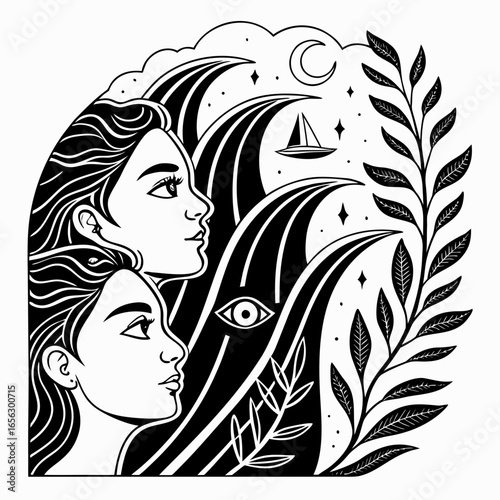 Beauty background pattern vector illustration