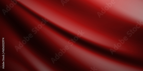 Luxury dark red satin fabric with soft folds