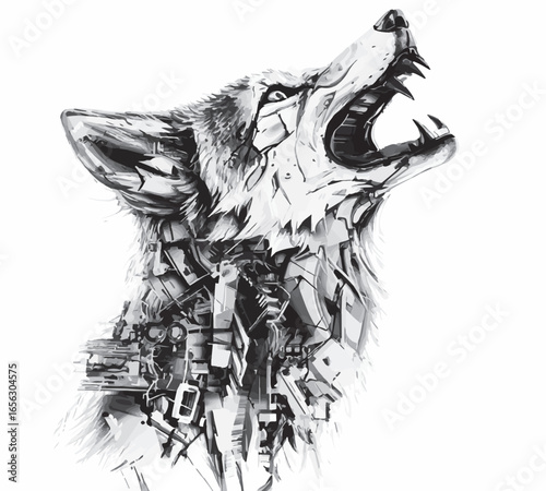 howling wolf