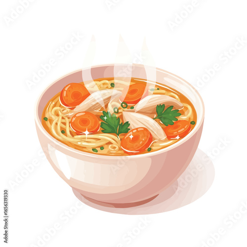 Chicken Noodle Soup Bowl
