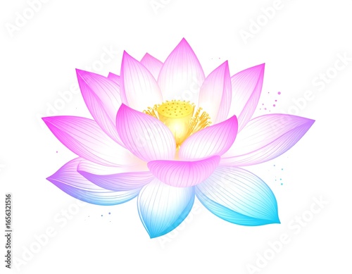 Vibrant lotus flower design (1)