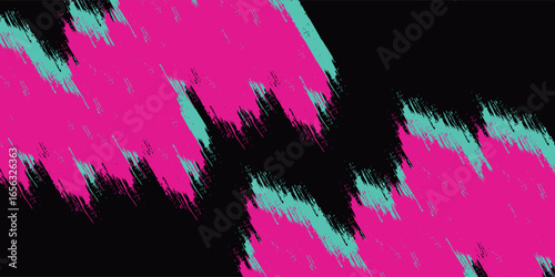 Car sticker wrap banner abstract sporty lines pink blue greenish grunge color combination brush storm thunder modern pattern racing motorsport.