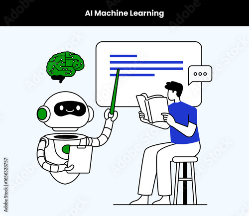 AI Machine Learning Illustrations