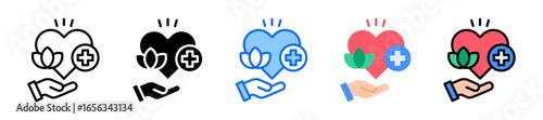 Therapy icon Multi Style Vector Illustration