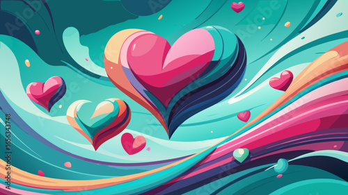 abstract heart background