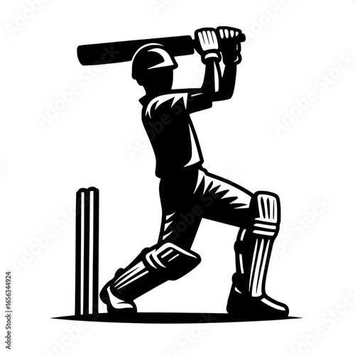 Boy Playing Cricket | Batting Stance