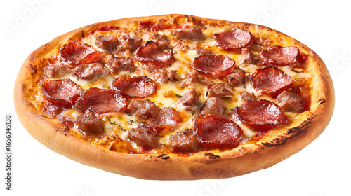 Delicious Meat Lovers Pizza Sausage Pepperoni Cheese