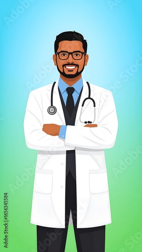 Portrait of a confident doctor