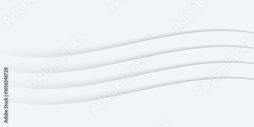 White background with beautiful abstract pattern, banner design