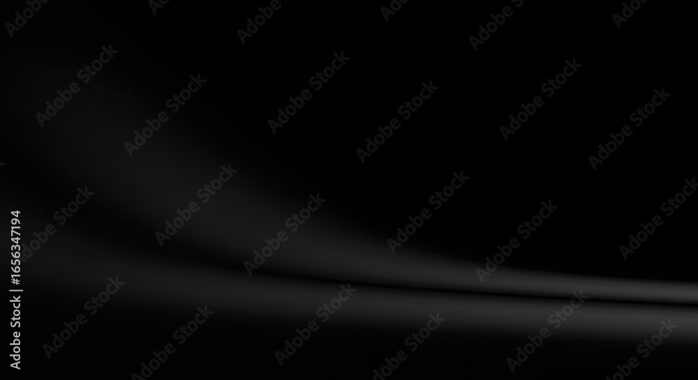 Fototapeta premium Abstract Black Fabric with Soft Light and Shadows, Elegant Texture.