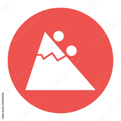 Snow Avalanche Icon