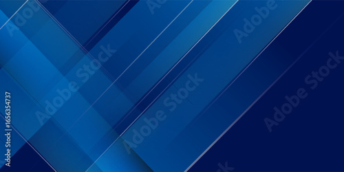 Blue abstract geometric background. Suit for business  institution  conference  party  Vector illustration