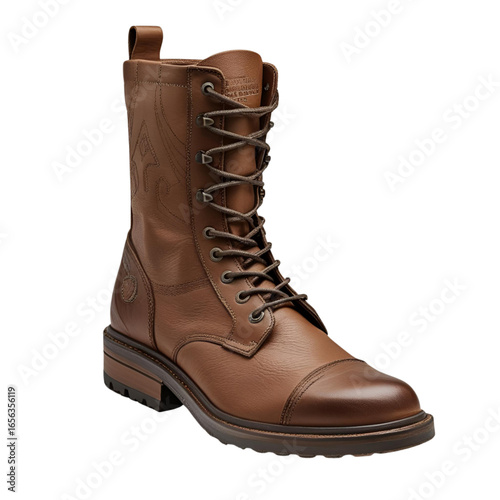 The boot, transparent background, your go-to shoe for adventure travel