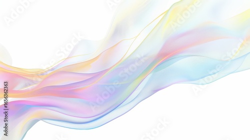 Pink Iridescence & Blue Radiance: Soft Patterns with a Shiny Flair