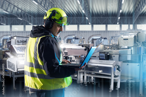 Man worker of industrial en...