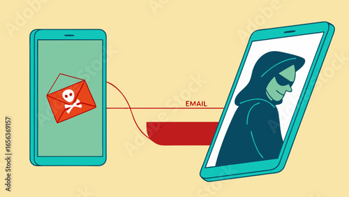 Email Phishing Attack on Smartphone.