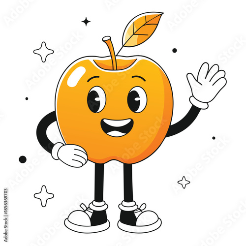  apple friendly character  